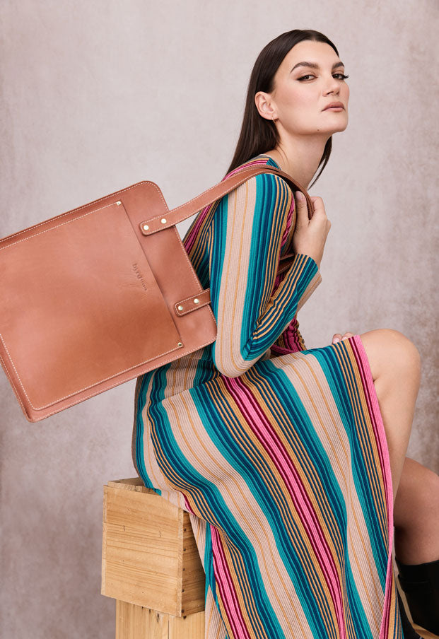 TAN Let me Work It Tote