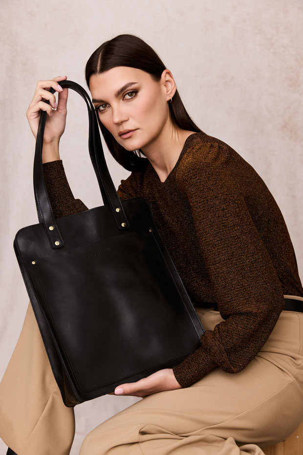 BLACK Let me Work It Tote