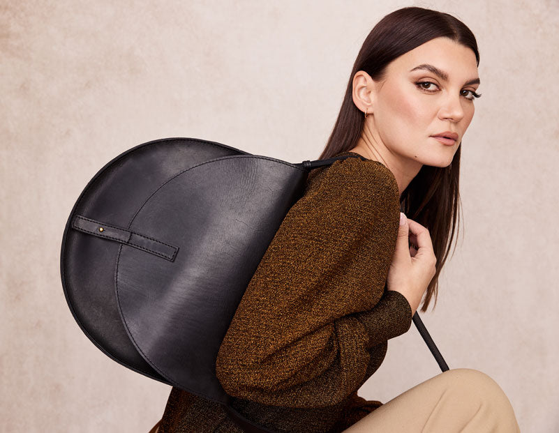 BLACK New Moon Saddle Bag