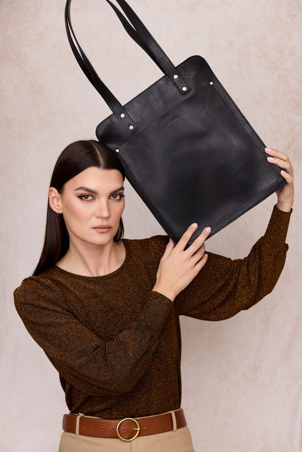 BLACK Let me Work It Tote