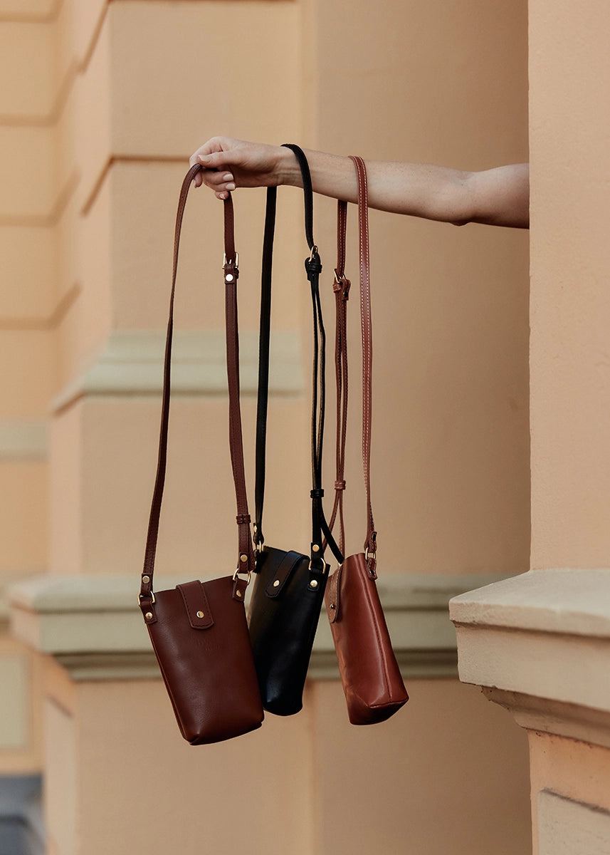 TAN Poppit 2 Ways Pouch