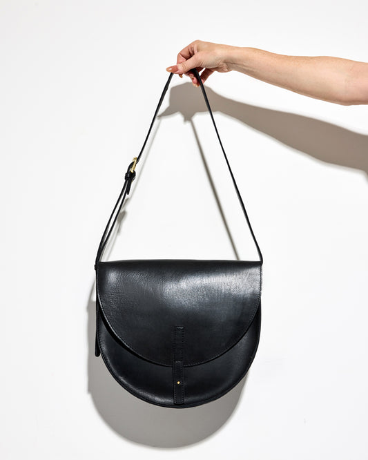 BLACK New Moon Saddle Bag