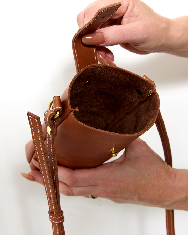 TAN Poppit 2 Ways Pouch