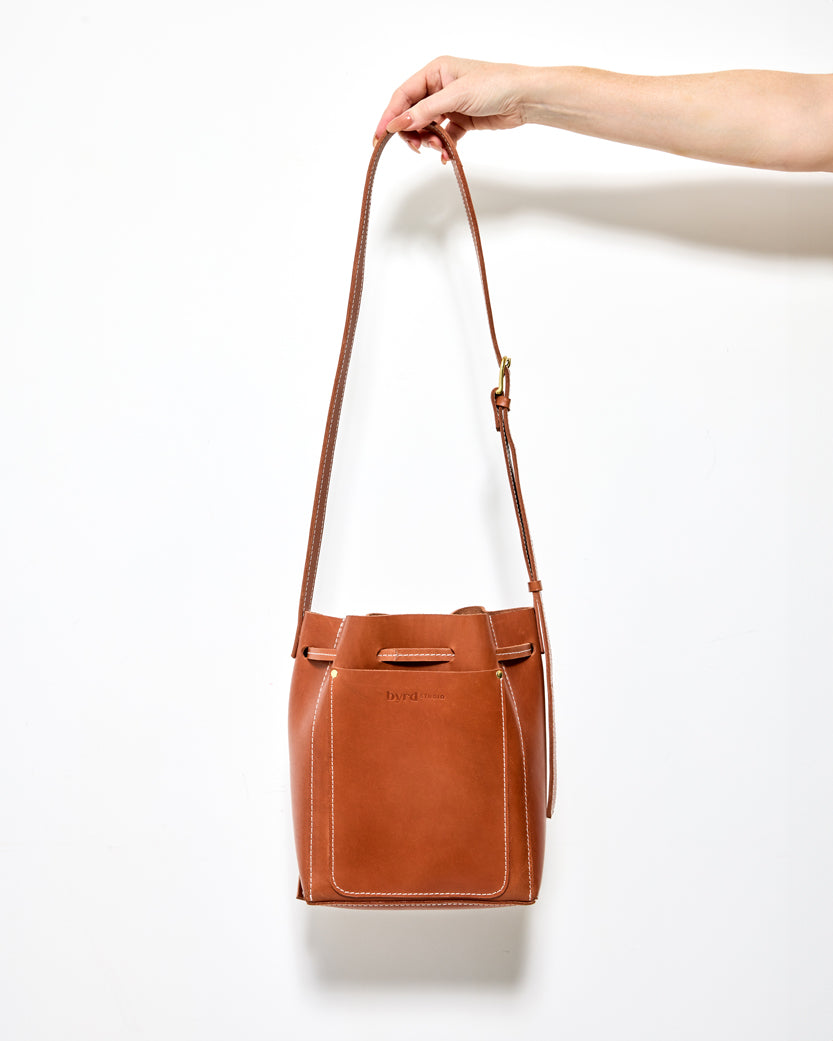 TAN Byrd Bucket List Bag